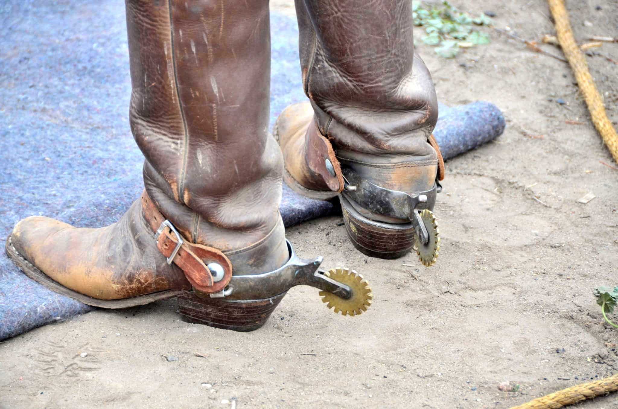 Cowboy Boots and Spurs.