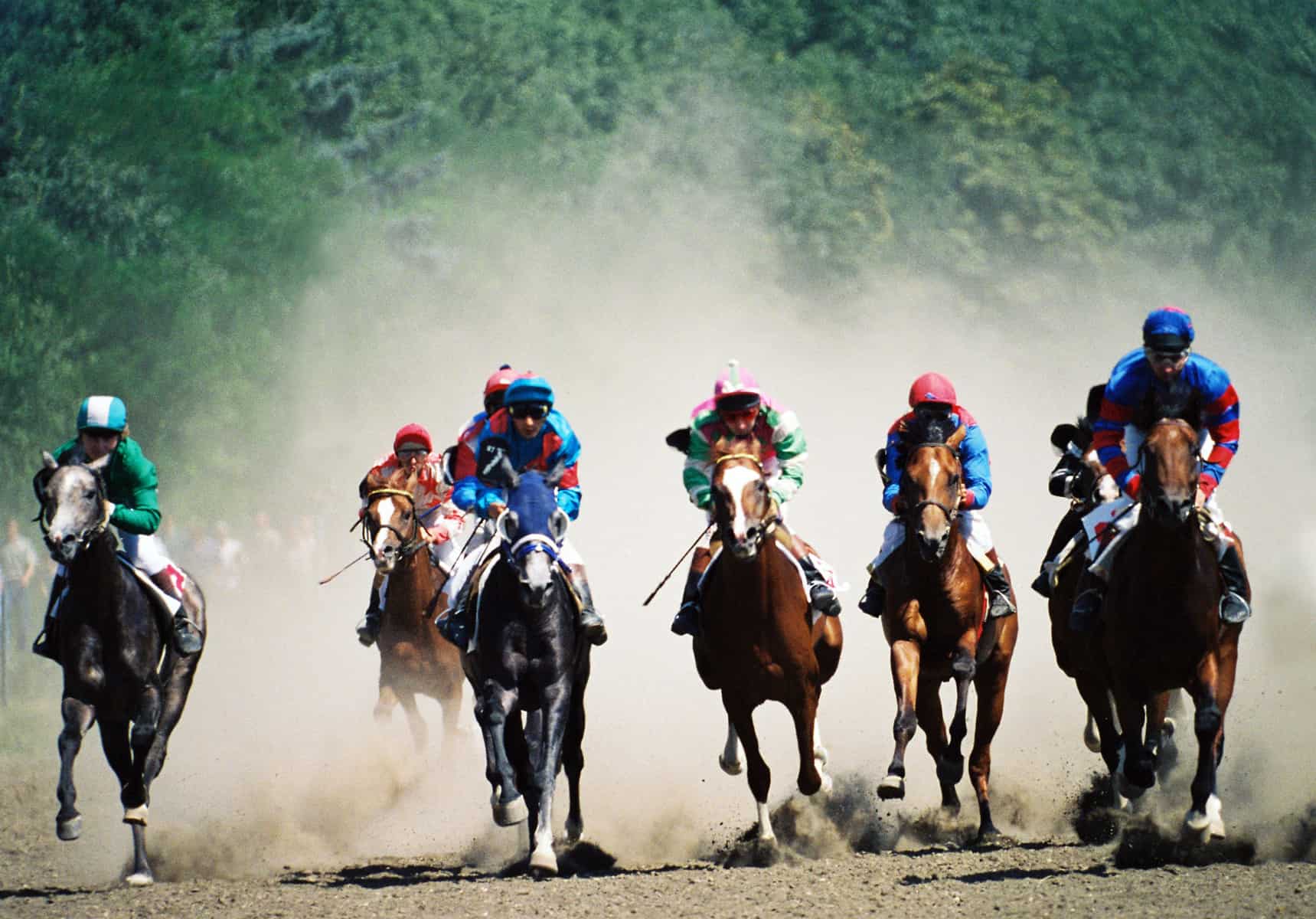 Horse race in Pyatigorsk,Caucasus,Russia.