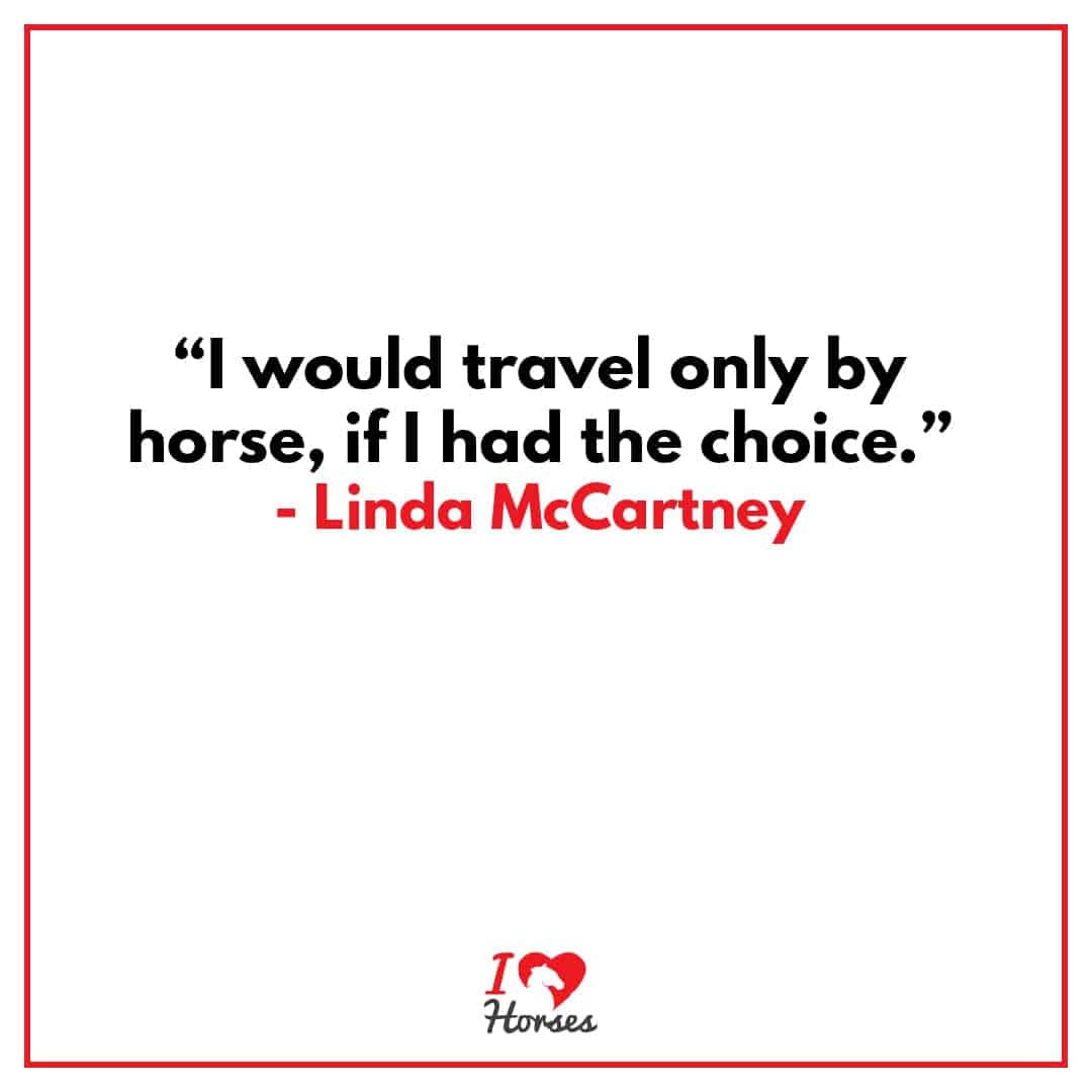 horse quotes linda mccartney