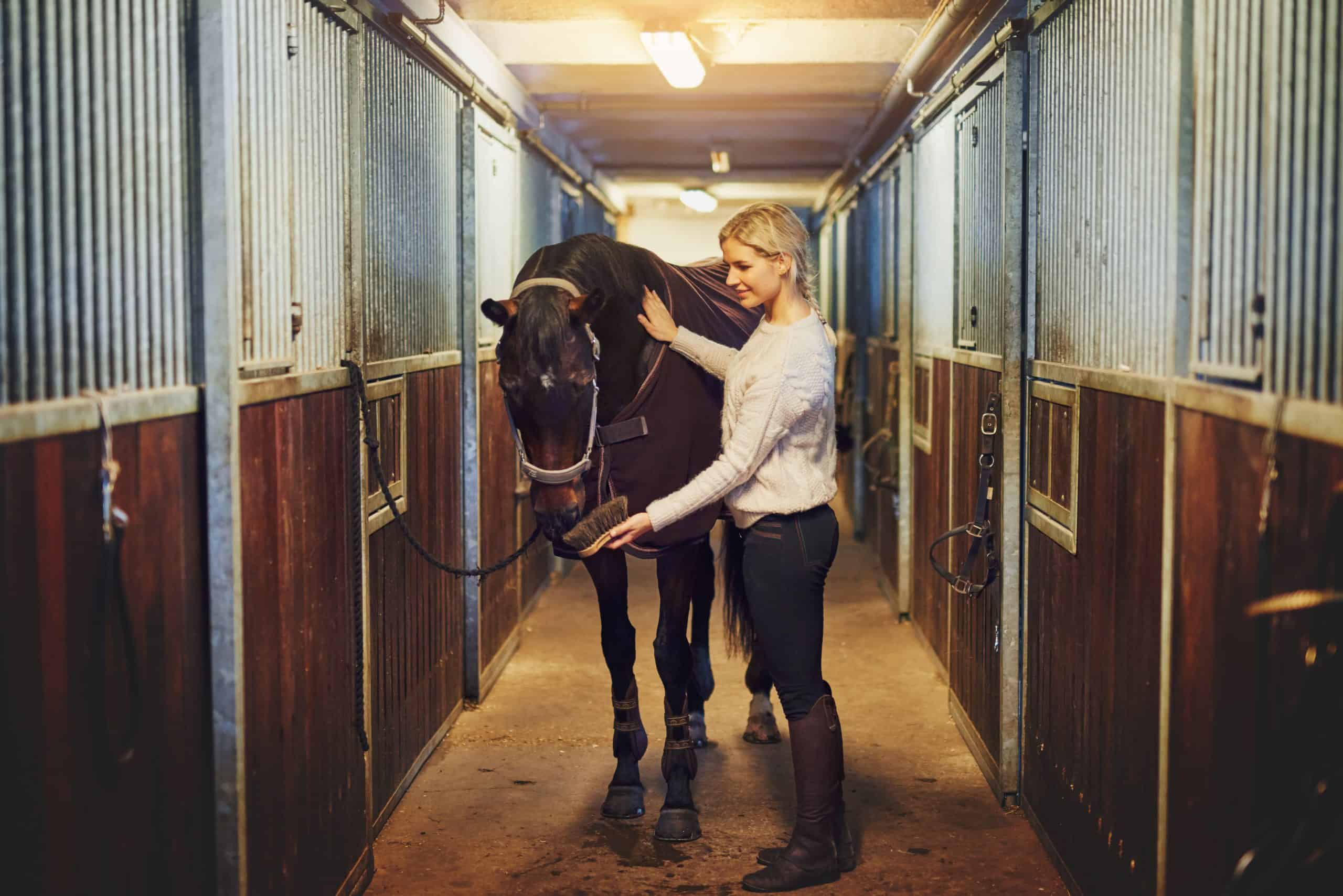 horse barn