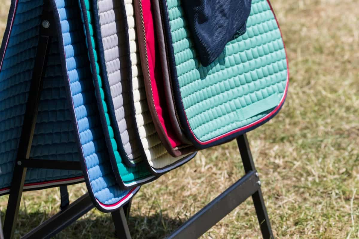 Saddle pads.