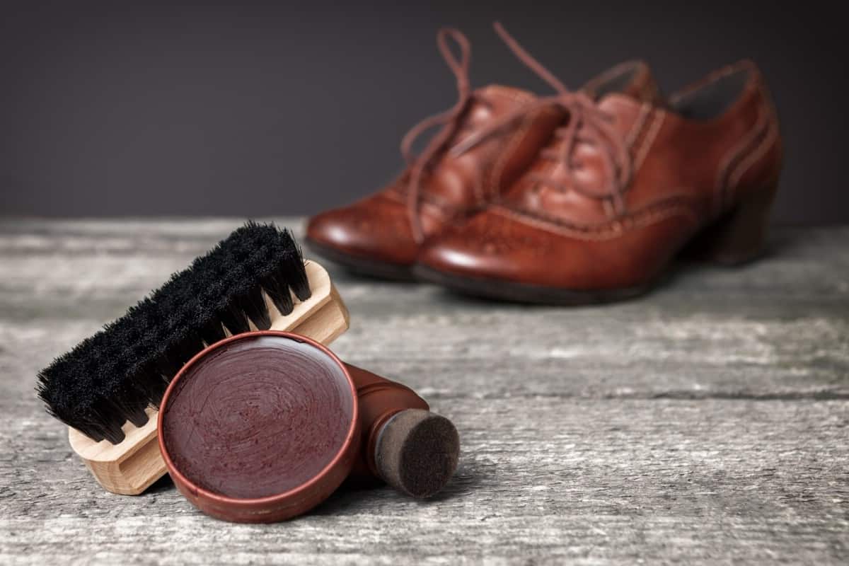 Shoe polish.