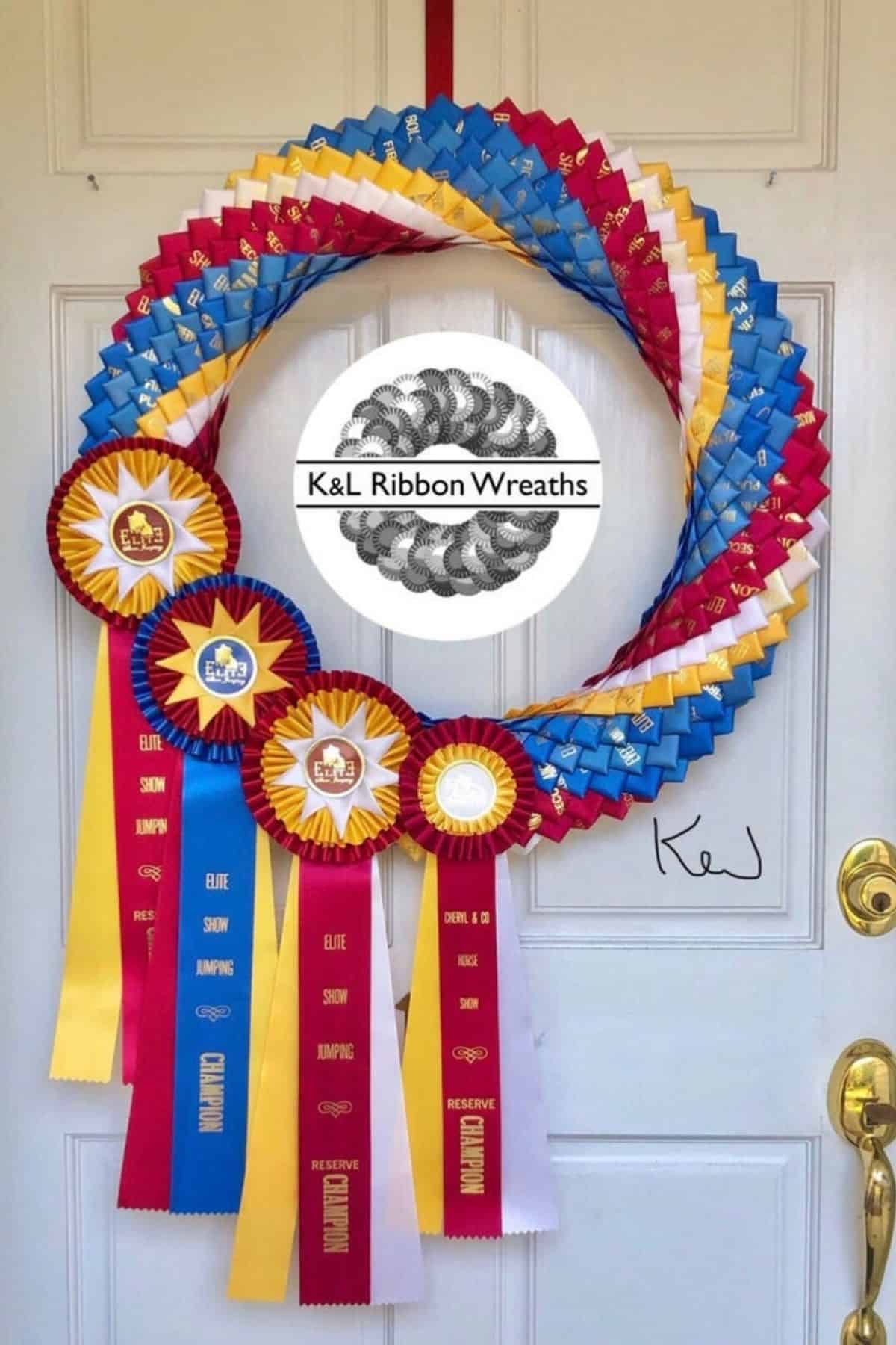 Show ribbon wreath