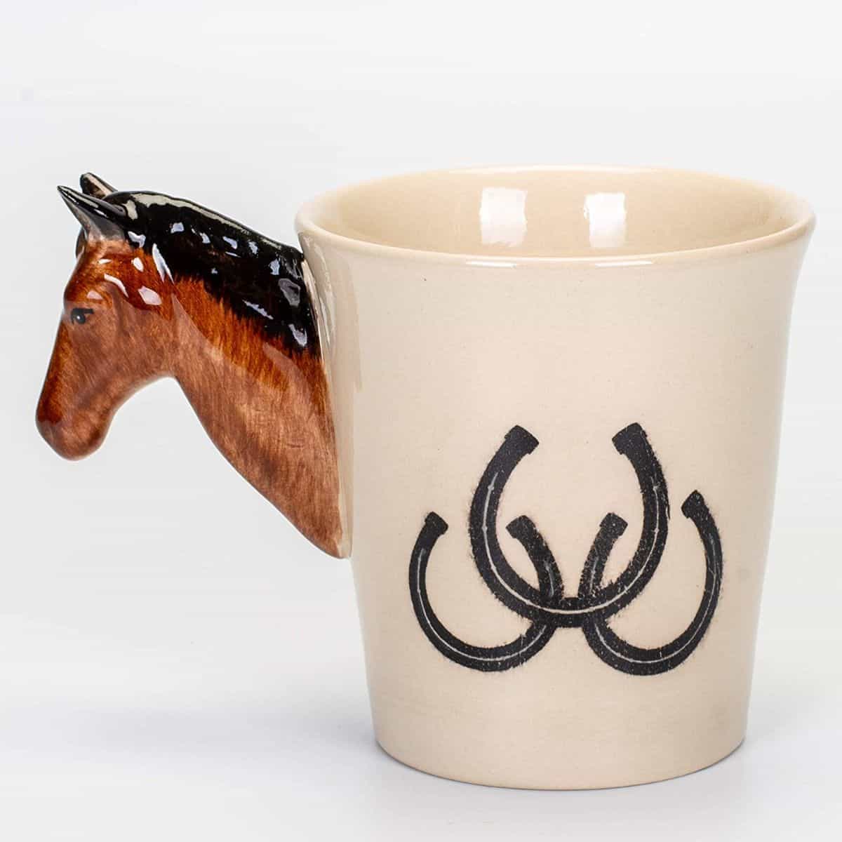 Horse-Shaped Mug