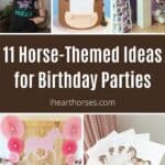 11 Horse-Themed Ideas for Birthday Parties pinterest image.