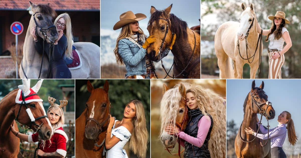 17 Heart-Melting Horse and Girl Pictures (Instagramable) facebook image.