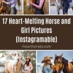 17 Heart-Melting Horse and Girl Pictures (Instagramable) pinterest image.