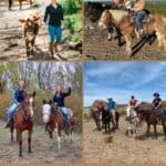 7 Breathtaking Horseback Riding Rides in Texas pinterest image.