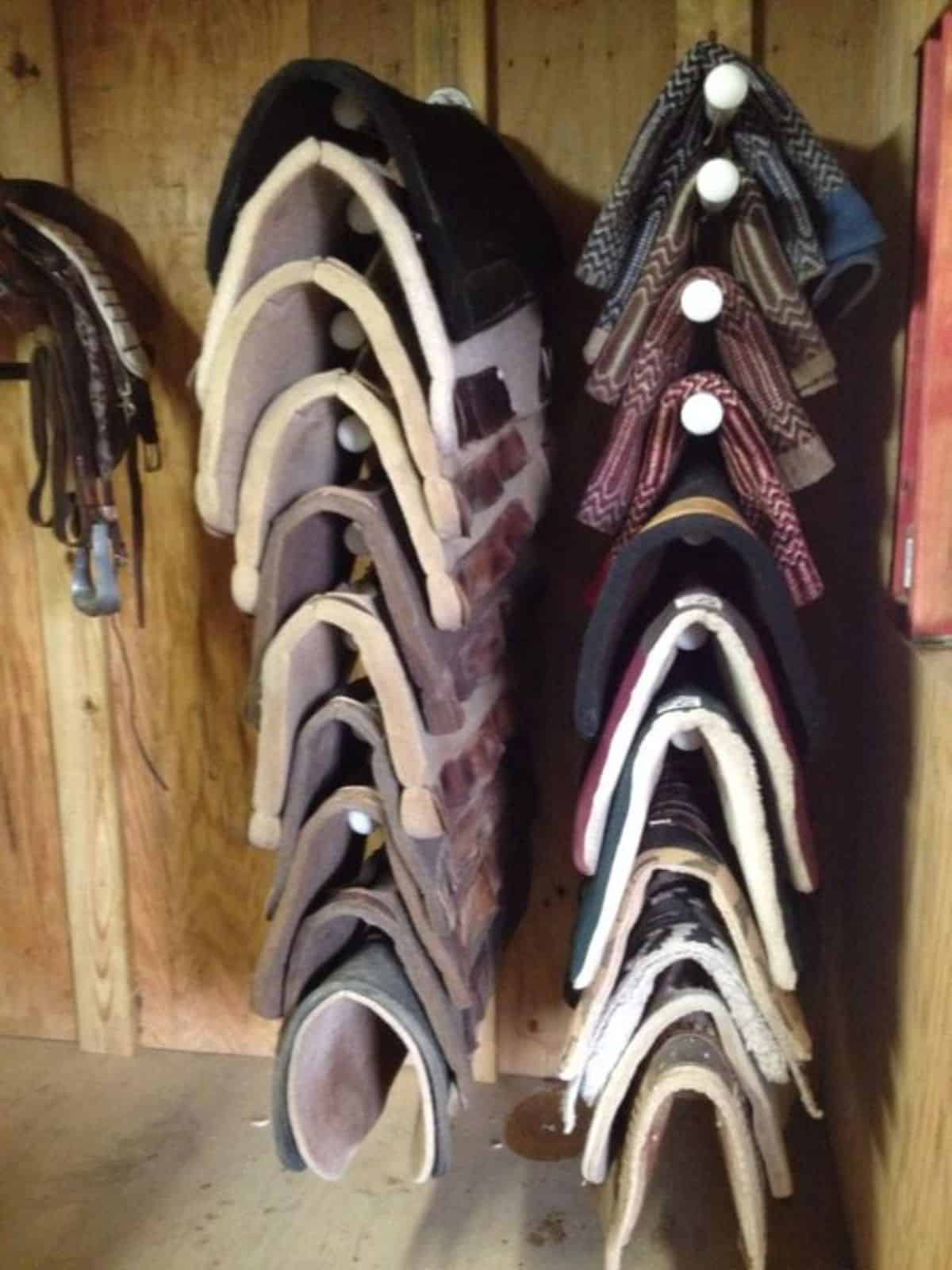 Saddle PVC Pad Rack