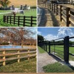 15 Beautiful Fencing Ideas for Horses (With Photos) pinterest image.