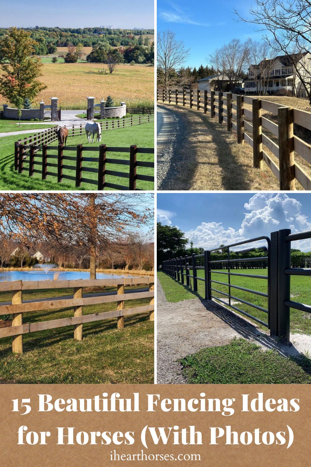 15 Beautiful Fencing Ideas for Horses (With Photos)