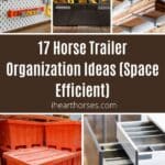 17 Horse Trailer Organization Ideas (Space Efficient) pinterest image.