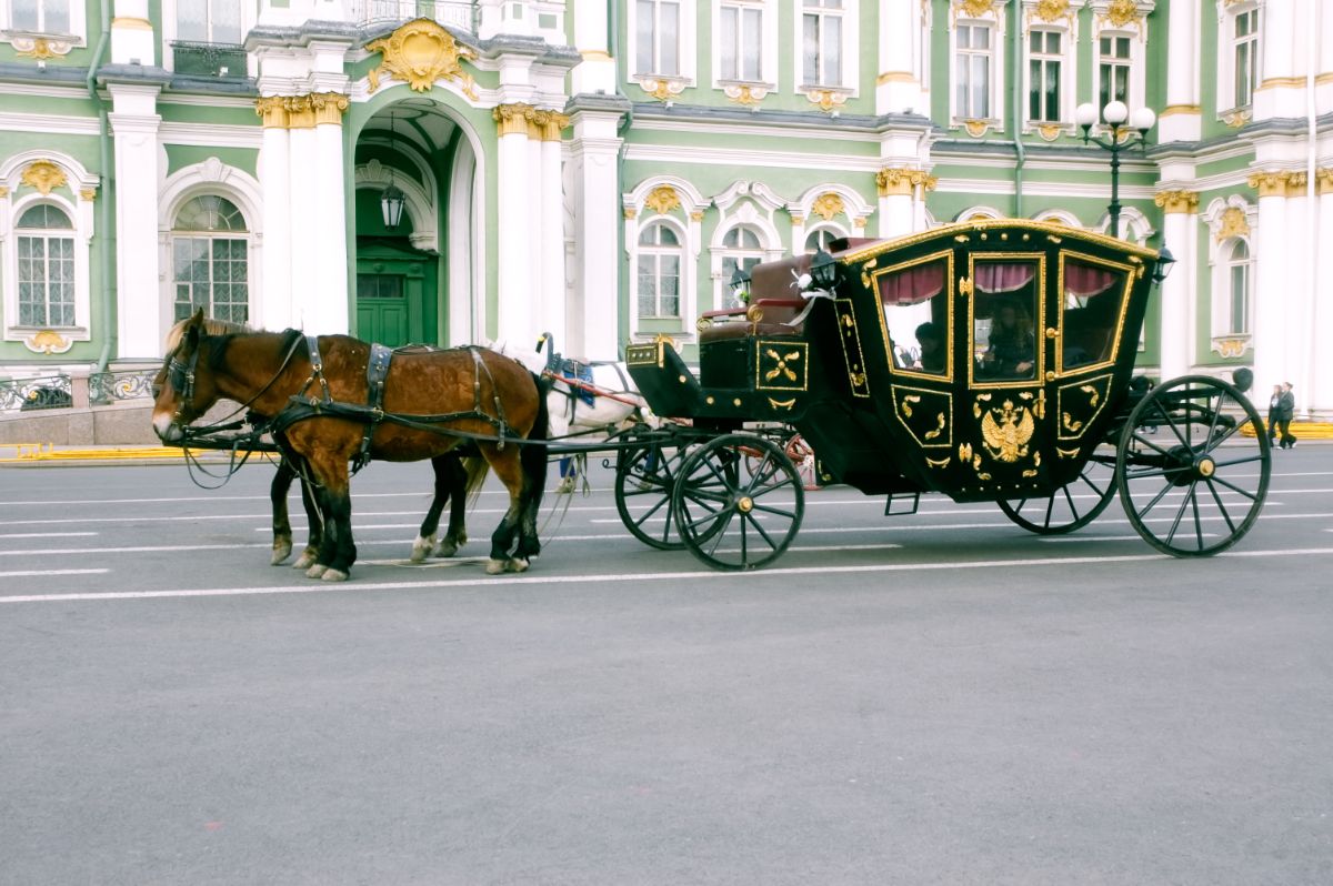 Landau Horse-Drawn Carriage